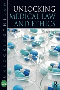 Unlocking Medical Law and Ethics 2e_cover