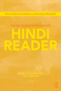 The Routledge Intermediate Hindi Reader_cover