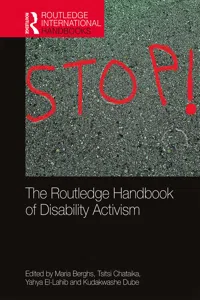 The Routledge Handbook of Disability Activism_cover