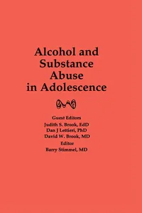 Alcohol and Substance Abuse in Adolescence_cover