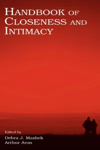 Handbook of Closeness and Intimacy_cover