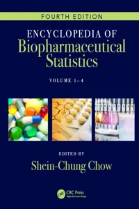 Encyclopedia of Biopharmaceutical Statistics - Four Volume Set_cover