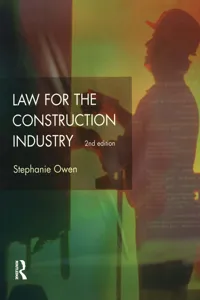 Law for the Construction Industry_cover