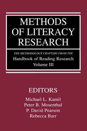 Methods of Literacy Research