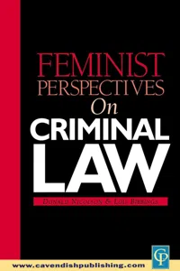 Feminist Perspectives on Criminal Law_cover