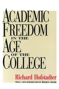 Academic Freedom in the Age of the College_cover