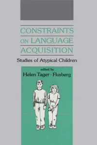 Constraints on Language Acquisition_cover