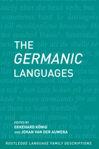 The Germanic Languages_cover