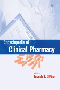 Encyclopedia of Clinical Pharmacy_cover