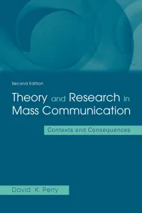 Theory and Research in Mass Communication_cover