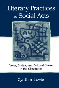 Literary Practices As Social Acts_cover