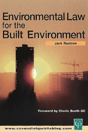 Environmental Law for The Built Environment