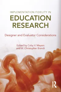 Implementation Fidelity in Education Research_cover