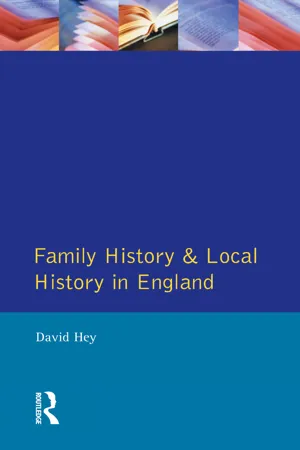 Family History and Local History in England