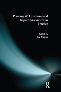 Planning and Environmental Impact Assessment in Practice_cover