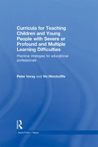 Curricula for Teaching Children and Young People with Severe or Profound and Multiple Learning Difficulties_cover