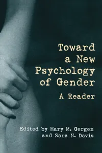 Toward a New Psychology of Gender_cover