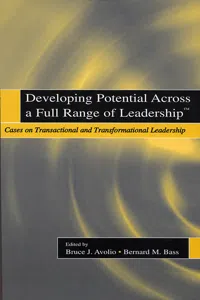 Developing Potential Across a Full Range of Leadership TM_cover