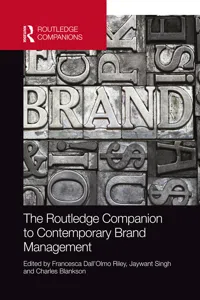 The Routledge Companion to Contemporary Brand Management_cover