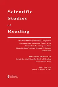 The Role of Fluency in Reading Competence, Assessment, and instruction_cover