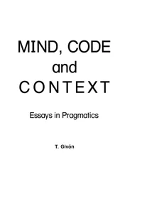 Mind, Code and Context_cover