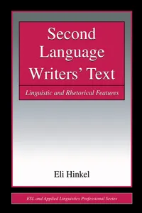 Second Language Writers' Text_cover