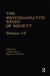 The Psychoanalytic Study of Society, V. 14_cover