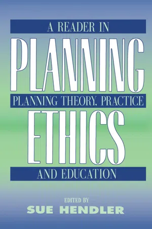 Planning Ethics