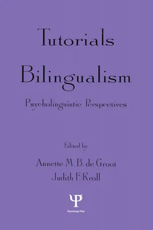 Tutorials in Bilingualism