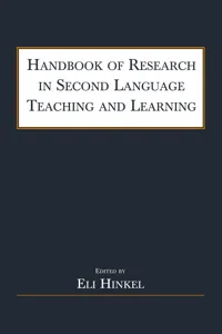 Handbook of Research in Second Language Teaching and Learning_cover