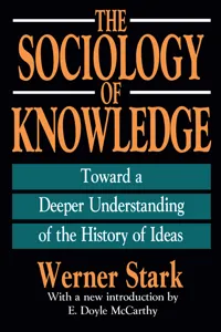 The Sociology of Knowledge_cover