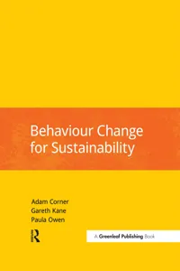 Behaviour Change for Sustainability_cover