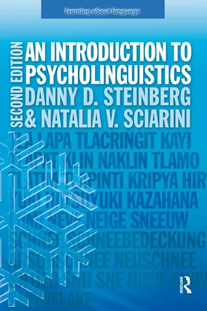 An Introduction to Psycholinguistics