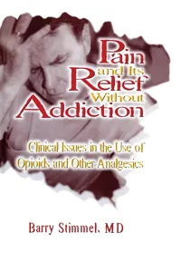 Pain and Its Relief Without Addiction_cover