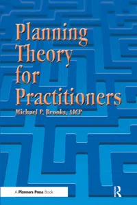 Planning Theory for Practitioners_cover