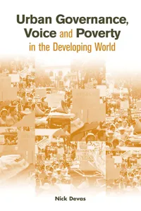 Urban Governance Voice and Poverty in the Developing World_cover