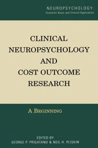 Clinical Neuropsychology and Cost Outcome Research_cover