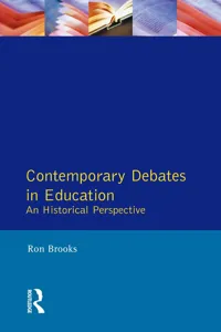 Contemporary Debates in Education_cover