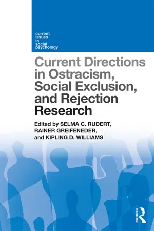 Current Directions in Ostracism, Social Exclusion and Rejection Research