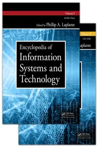 Encyclopedia of Information Systems and Technology - Two Volume Set_cover