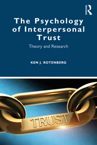 The Psychology of Interpersonal Trust_cover