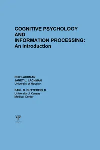 Cognitive Psychology and Information Processing_cover
