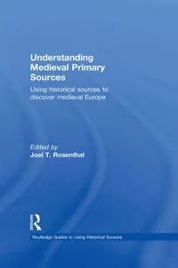Understanding Medieval Primary Sources_cover
