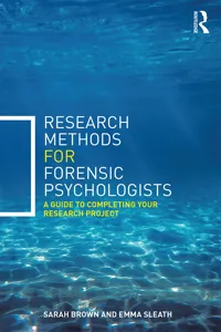 Research Methods for Forensic Psychologists_cover