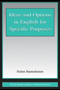 Ideas and Options in English for Specific Purposes_cover