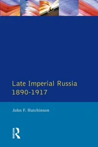 Late Imperial Russia, 1890-1917_cover