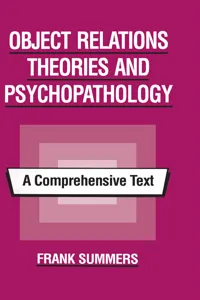 Object Relations Theories and Psychopathology_cover