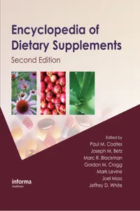 Encyclopedia of Dietary Supplements_cover