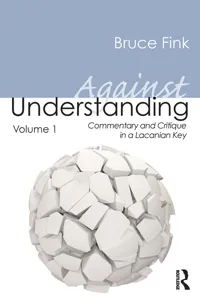 Against Understanding, Volume 1_cover