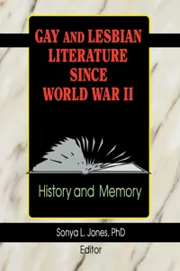 Gay and Lesbian Literature Since World War II_cover